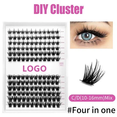 Мега -объем отдельные ресницы