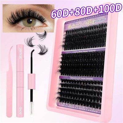 Громкость кластерных ресниц